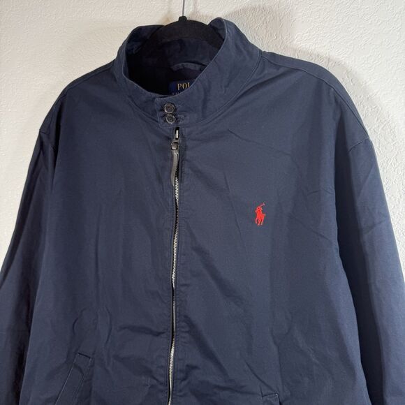 Polo Ralph Lauren Men's Navy Solid Bayport Windbreaker Jacket Size XL - NWT - Picture 3 of 13